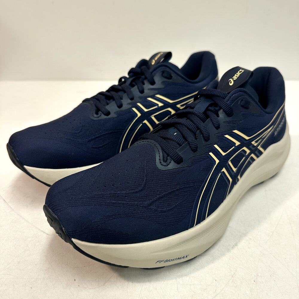NWOT Asics GT-2000 14 Navy Blue Gold Cream RARE Unreleased Sample Colorway 9